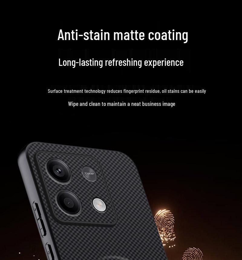 Redmi Note 13 Pro Anti-Drop Full-Cover Magnetverschluss Hülle mit texturiertem Design