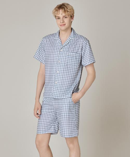 [BYC] Rayon Short-Sleeve Men's Pajama Set [Shipped from Korea] 100% Authentic