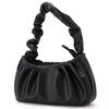 Monica Gathered One-Handle Handbag, Women's, Black (10)