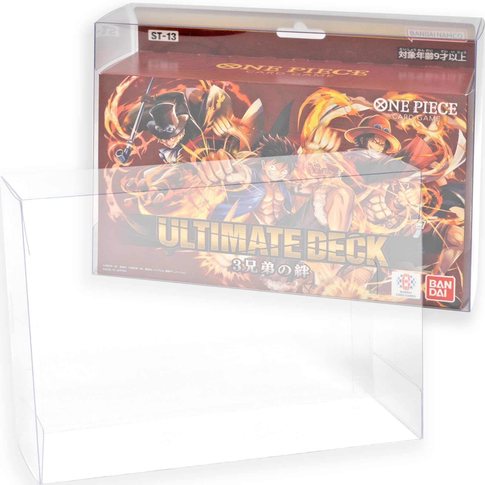 

EYESRAIL Boxx Guardian One Piece Card Game BOX Hard Loader UV Cut Collection Storage Case Ultimate ([3 шт], Колода)
