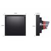 Shower Floor Drain Cover Grate Bathroom invisible gunmetal