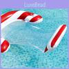 Inflatable American Flag Float Bed Foldable Backrest Lounger Chair For Water Use