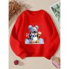 Unisex Crewneck Sweatshirt - Cute Penguin Winter Ice Cream Machine Washable, Spring And Autumn, Sportswear And Casual Wear, Soft And Comfortable