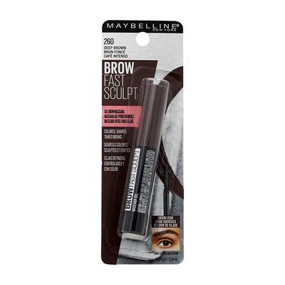 Brow Fast Sculpt Gel Eyebrow Mascara 260 Deep Brown, 0.09 Fl Oz