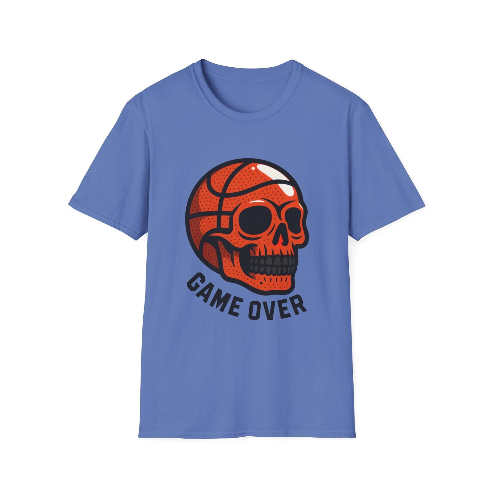 Unisex Softstyle T-Shirt Basketball Skull Death Sports Mortality S