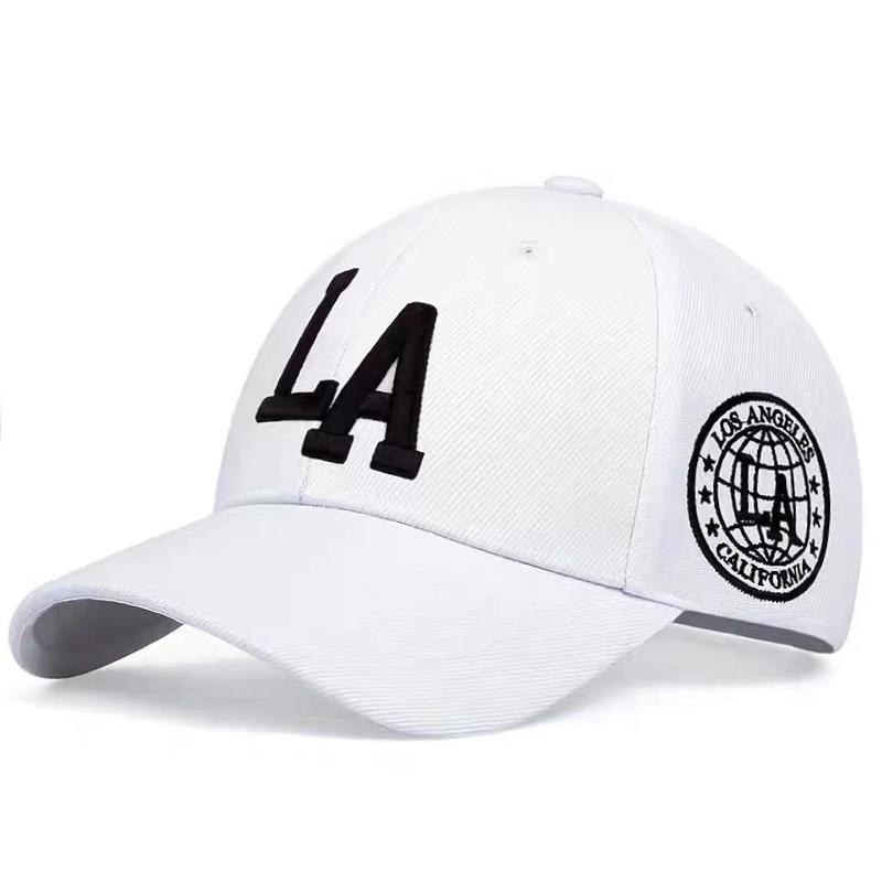 Unisex LA Leter Embroidery Snapback Baseball Caps Spring and Autumn Outdoor Use izable Fit Everyday Hats Sunscreen Hat