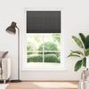 Black Pleated Blind 115X200 Cm Fabric Width 114.4 Cm