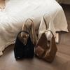 Korean Lazy Wind Casual Large Capacity Shoulder Bag Women'S Autumn And Winter Muyin Same Frosted Textured Tote Bag