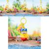 Minions Sommerzeit PVC Schlüsselanhänger mit Cartoon-Design für Geschenk und Taschendekoration