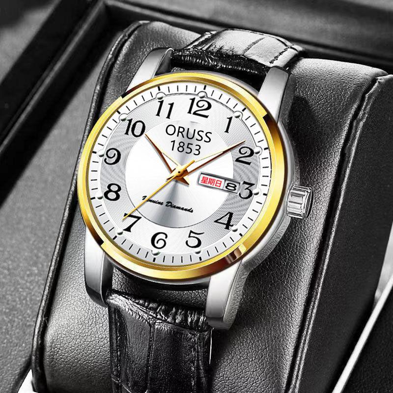 Waterproof Luminous Men'S Automatic Quartz Watch Student Digital Large Dial