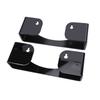 2pcs Hat Wall Racks Space Saving Acrylic Wall Mounted Hat Storage Organizers for Baseball Caps Black