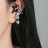 Elegant Butterfly And Heart Ear Clip Jewelry For Freeclip 1 2 Wireless Headphones Quality Alloy Clip On Charm Decoration