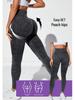 Ultra High Waist Sanded Yoga Leggings with Line-Free Design for Women's Fitness & Running