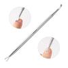 Double Ended Cuticle Pusher Cuticle Trimmer with Fork Nails Polish Remover Cuticle Remover Tool