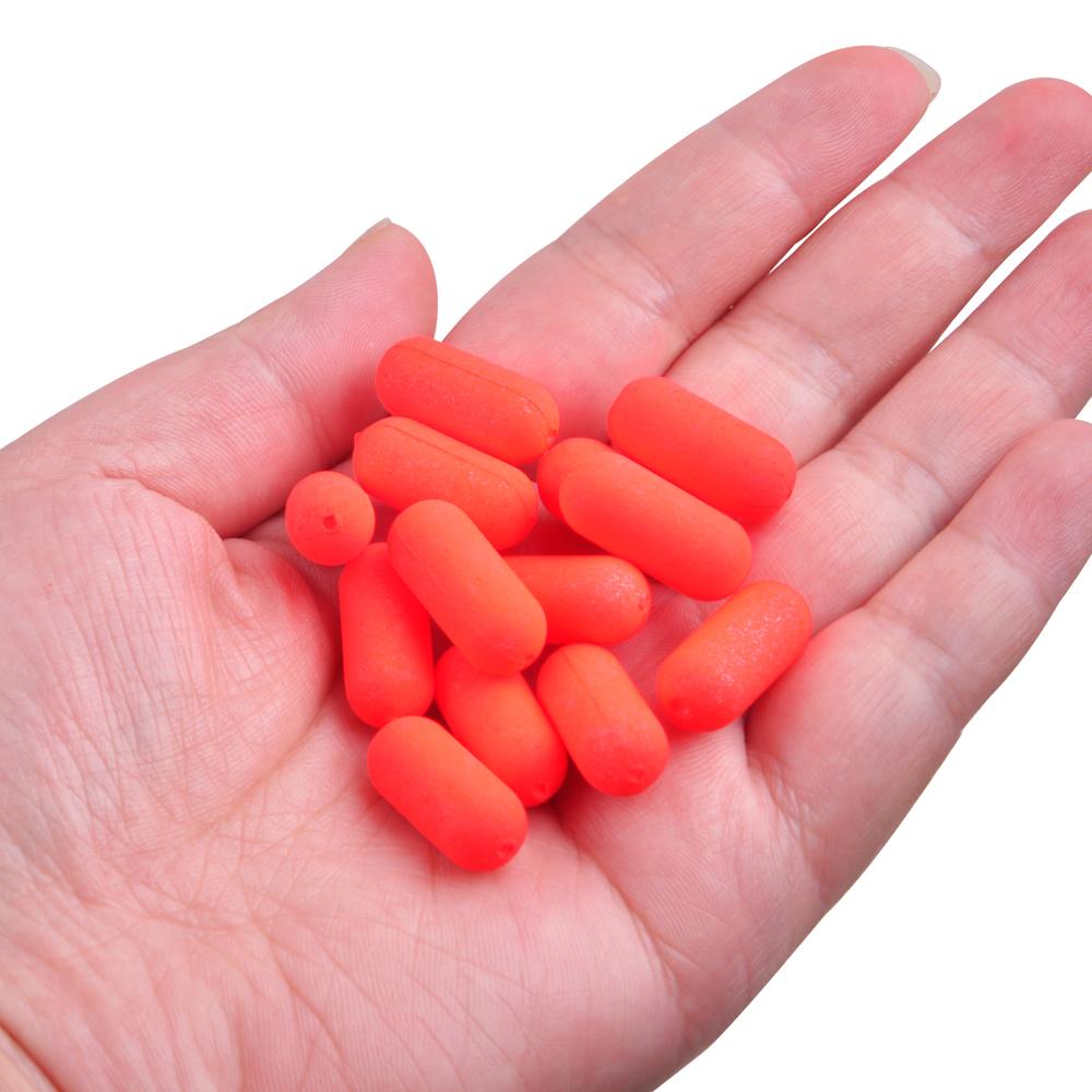 10Pcs Foam Fishing Float Fly Fishing Buoys Pompano Rig Floats Bobbers For Trout Catfish Walleye Fishing Tackle Accessories