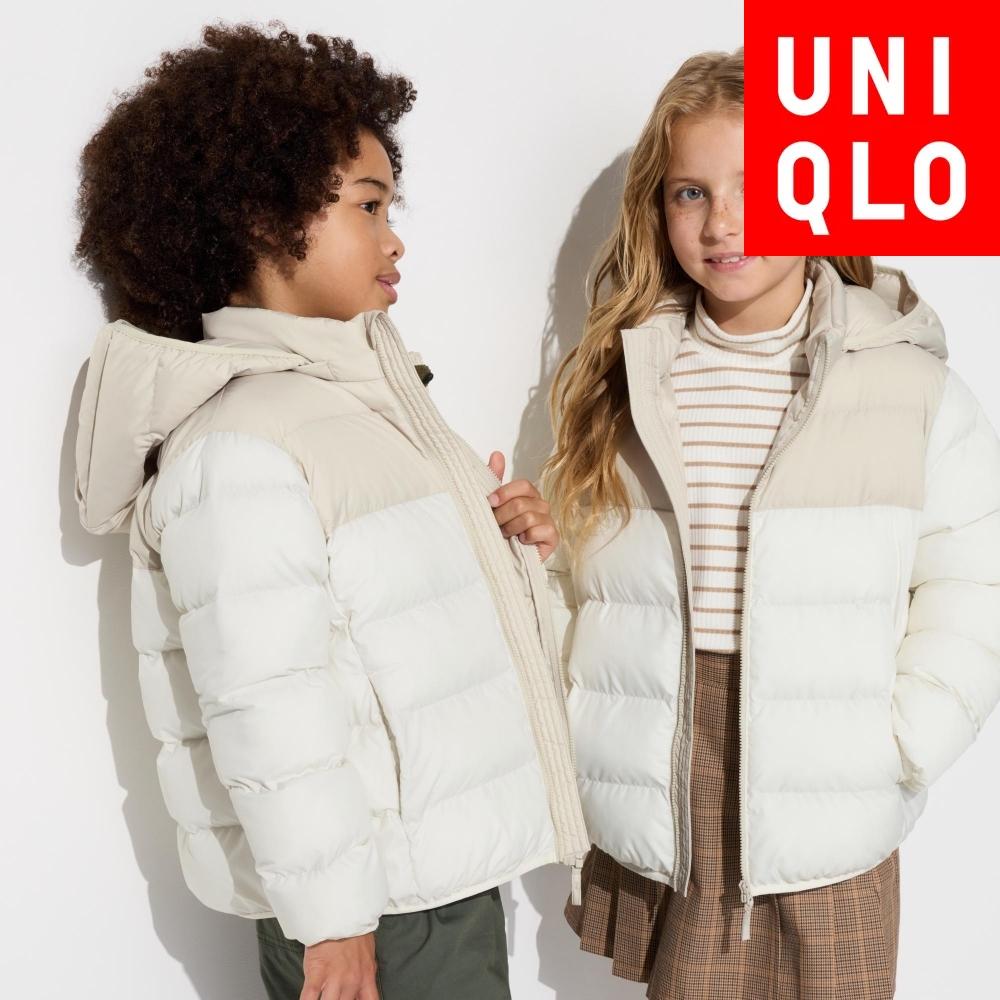 

Uniqlo Детская моющаяся парка Pufftech Color Block 01 OFF WHITE/KIDS 110