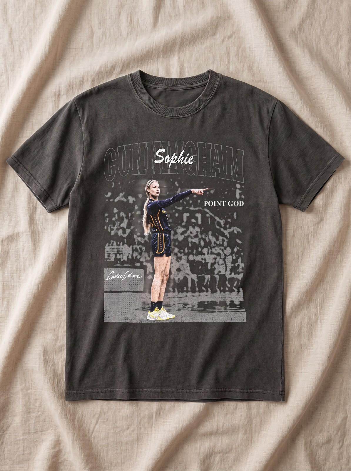 Sophie Cunningham Pointing Shirt, Sophie Cunningham Basketball Point God L