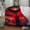 1pc Batman Chinese Flannel Blanket Soft Warm Throw for Home, Office, Travel, All-Season Cozy Bedding GiftL1146
