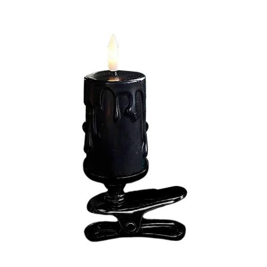 LED Clip Candle Light Set Flameless Flickering Christmas Tree Candle Lamp Electric Fake Candles for Home Christmas Party Decoration