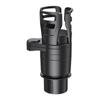 4In1 Adjustable Car Cup Bottle Holder Multifunctional Auto Stand Organizer Black
