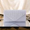 Large Capacity Women Evening Handbag Chain Wedding Clutch Lightweight Crossbody Bag  Dinner