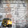 2024 New Laser Tape Measure 3-in-1 with Large LCD Display | Digital Laser Measurement Tool in/ft/m Scales up to 131ft/40M with calculations | Tape