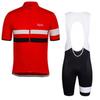 Unisex Cycling Jersey Bib Shorts Set Quick-Dry Road Bike Apparel Men Women