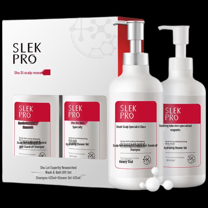 Slek Scalp Care Shampoo & Body Wash Gift Set