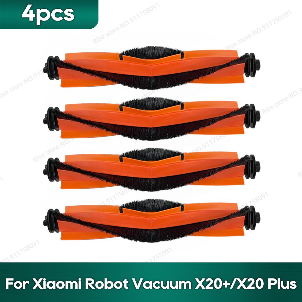 Compatible for Xiaomi X20 Plus / X20+, Xiaomi X10 Plus / X10+ Accessories Bags Hepa Filter Mop Cloth Main Side Brush Parts