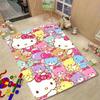 Cute Hello Kitty Cartoon Print Rug, Non-slip and Stain-resistant, Perfect for Bedroom and Living Room Home Decor.