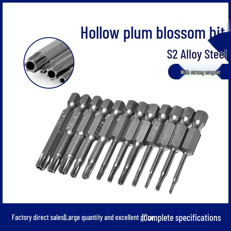 Hex Shank Star Bit Set: High Hardness Magnetic Screwdriver and Drill Set