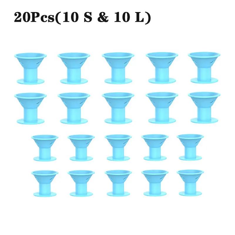 2/10/20 buc din cauciuc moale, silicon, ondulator de păr fără căldură, cleme pentru role de păr, nu rănesc bucle de păr, instrumente de coafat, bricolaj, fată, doamnă