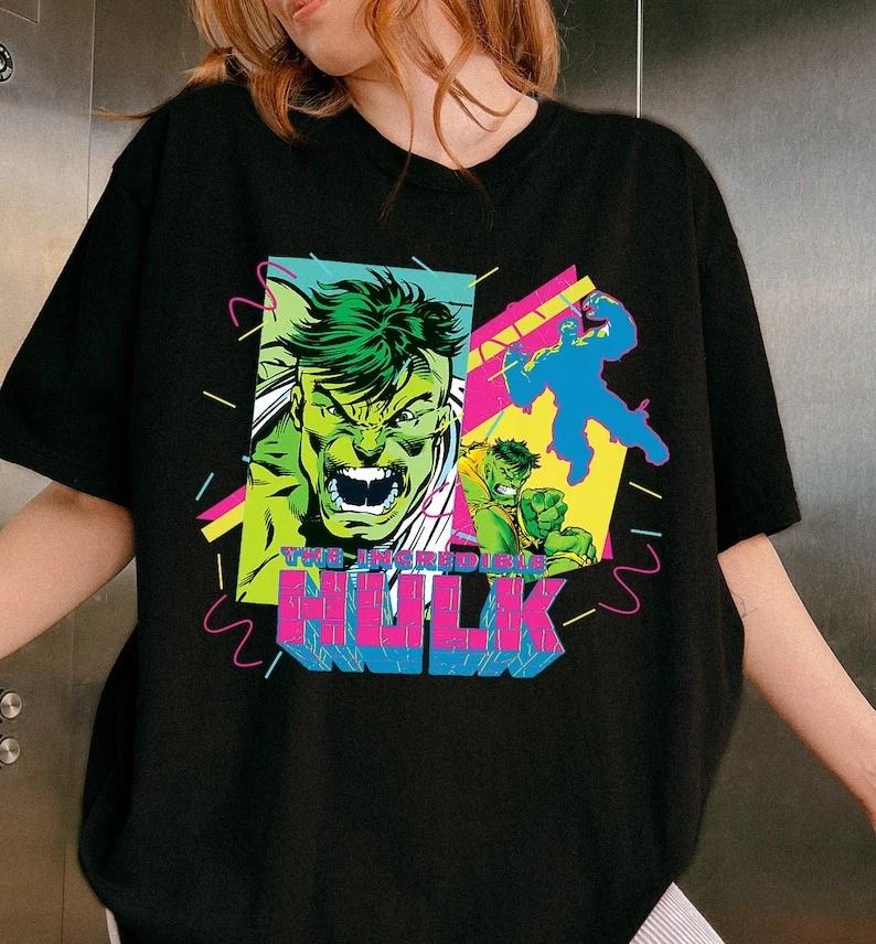 The Incredible Hulk TShirt land Family 2025 S
