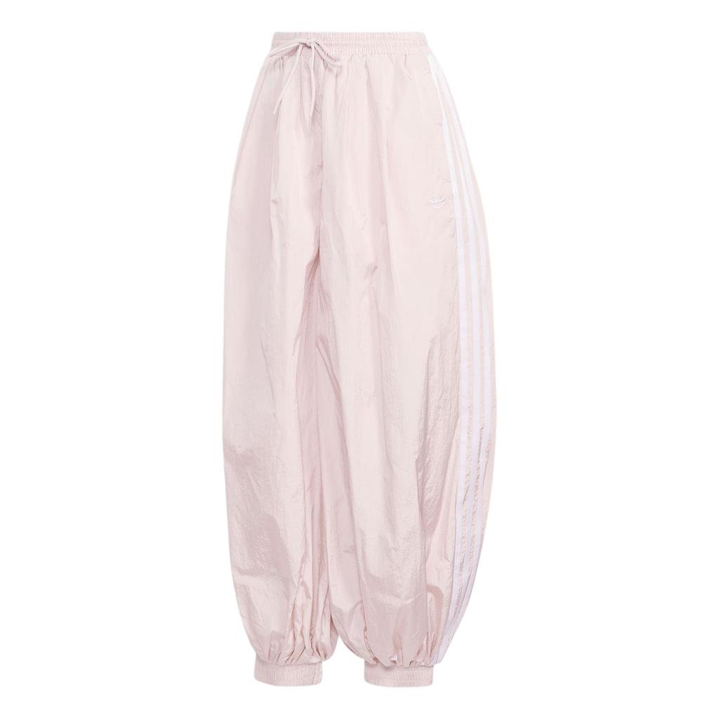 adidas Originals Women's Balloon Fit 3-Stripes Woven Track Pants Pink Female KY5053