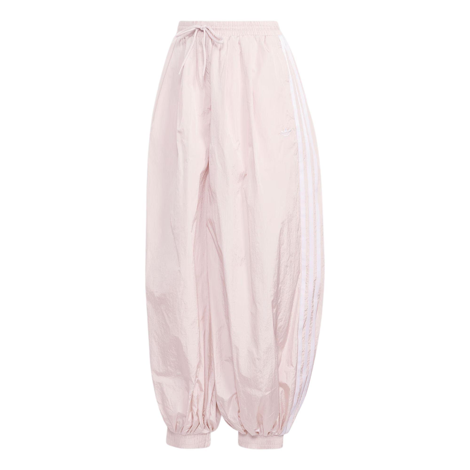 adidas Originals Women s Balloon Fit 3-Stripes Woven Track Pants Pink Female KY5053 XL