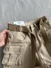Women's Summer Khaki Denim Shorts - Retro, Loose, Slimming, Versatile, Small Size