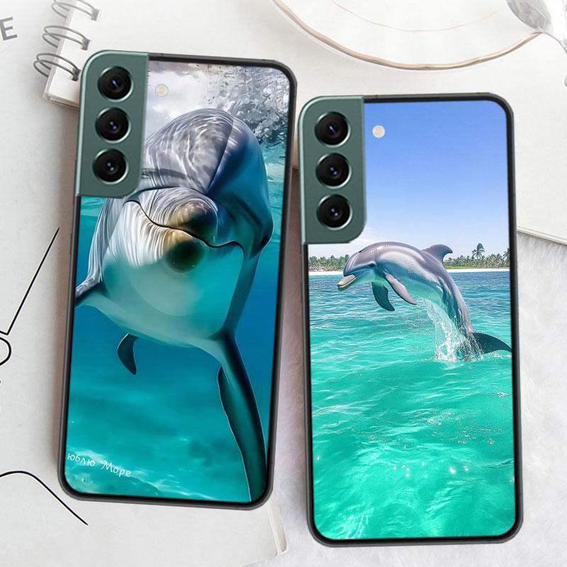 Why Do Dolphins Breach Phone Case For Samsung Galaxy S22 S25 Ultra S21 S10 Plus S26 Edge S20 S23 S24 FE Cover Silicone Soft