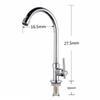 MDNG Rotatable Kitchen Single Cold Water Faucet