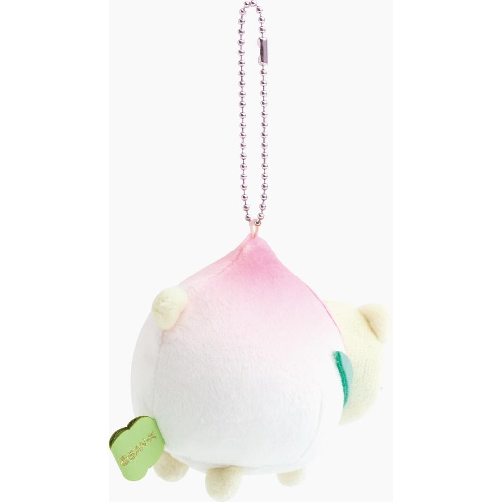 San-X Universe Momo Nyankoman Zutto Issho Always Together Plush Toy Keychain MV95501 Japanese Retro Character Stuffed Animal