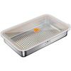 SSGP Stainless Steel Dumpling Storage Tray – Food Grade, Freezer-Safe
