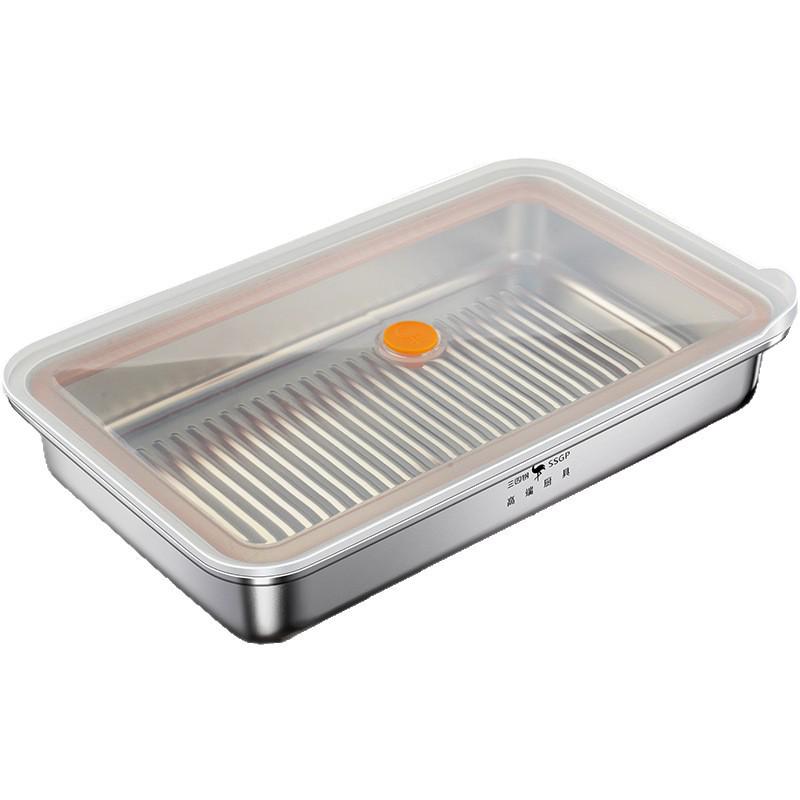 SSGP Stainless Steel Dumpling Storage Tray – Food Grade, Freezer-Safe