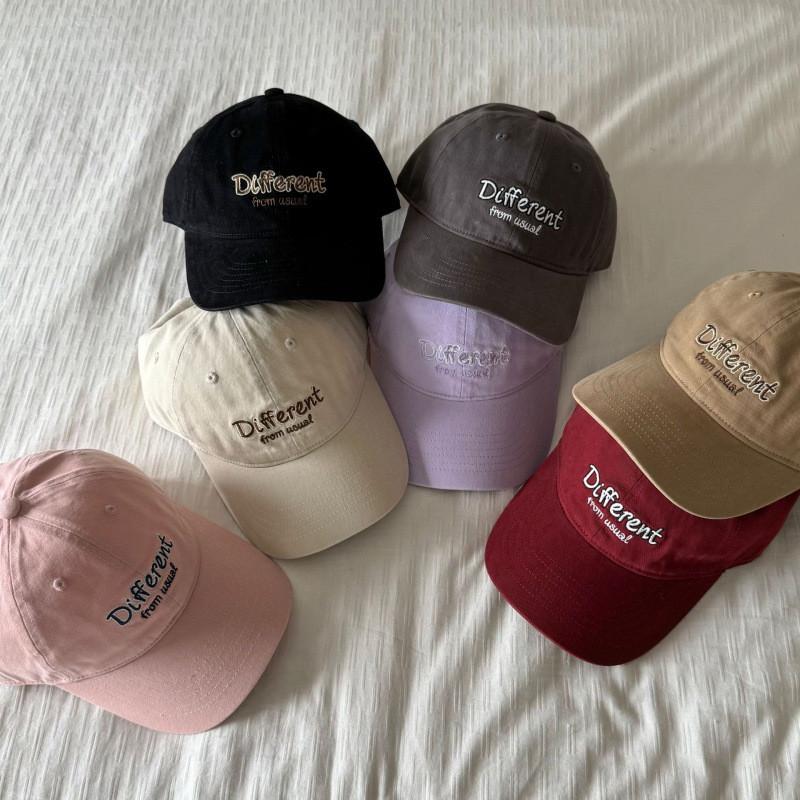 Baseball Cap Women Spring Summer Embroidered Letter Sun Hat For Casual Wear