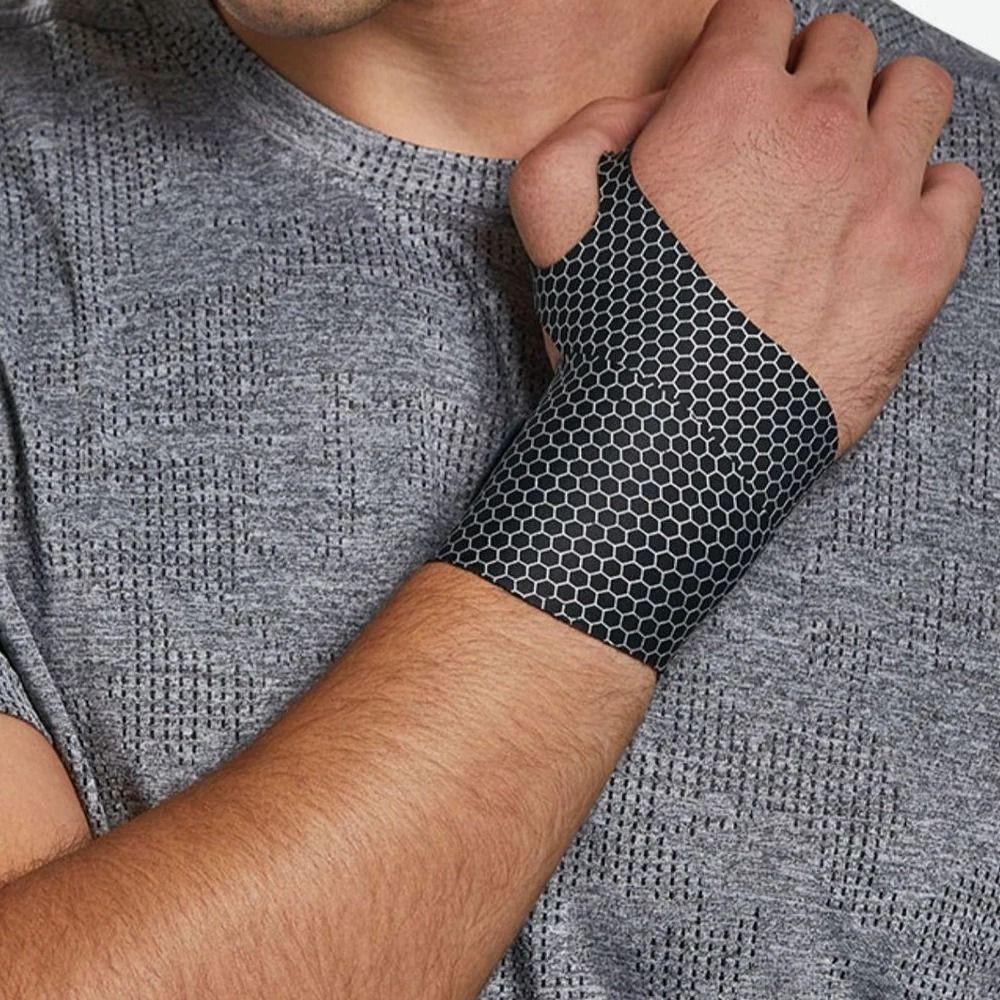 Breathable Sport Slim Wrist Wraps Adjustable Wrist Compression Band Wrist Guards  Men Women