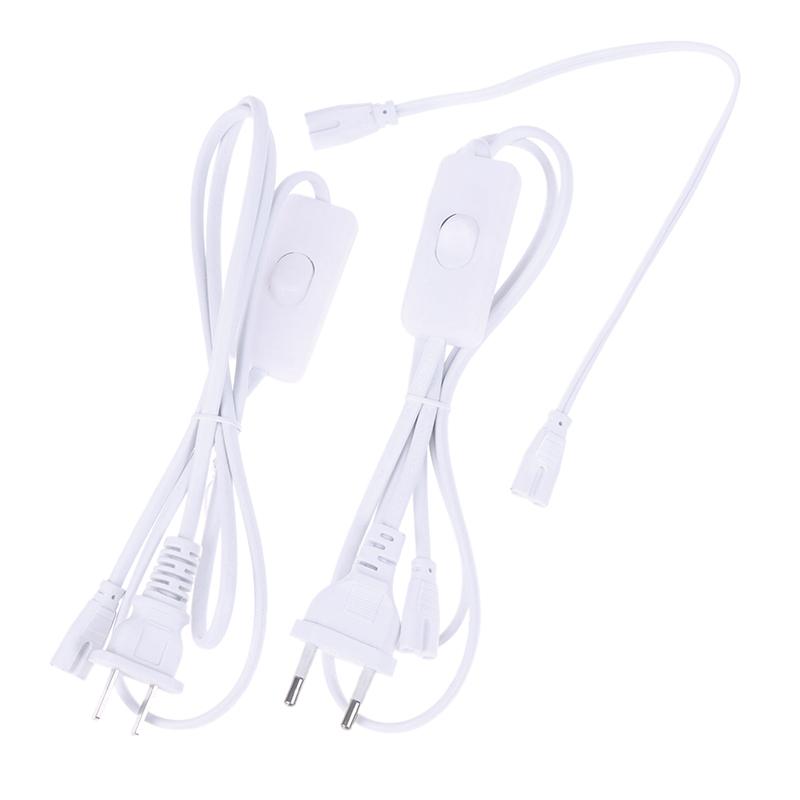 Tube T5 Us /Eu Plug Switch Cable 1.2M Power Adapter 110V 220V 230V Lighting Accessory 30Cm Connection Wire For Led Lamp