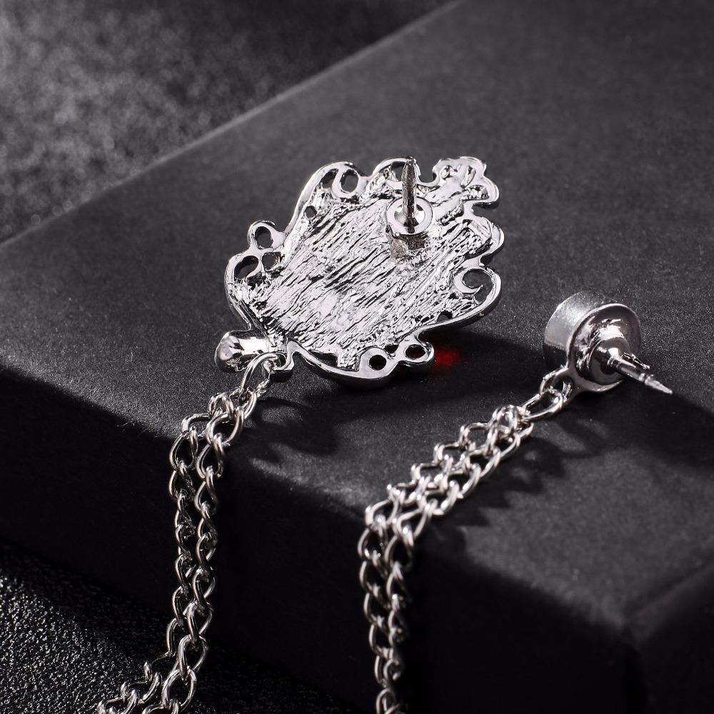 Korean Luxury Exquisite Crown Tassel Corsage Inlaid Gemstones Suit Brooches for Men Host Designer Business Banquet Jewelry Gifts