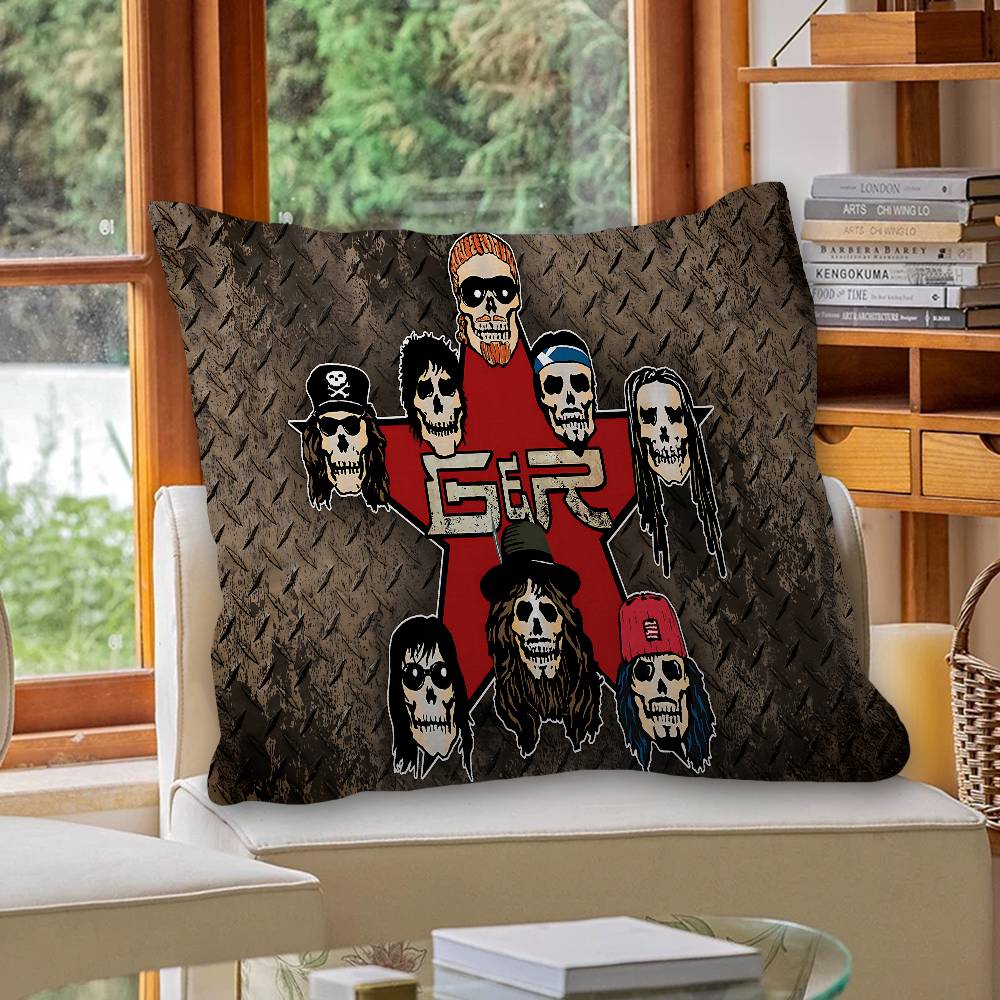 Cool Band G-Guns N-N R-Roses Rock Personalized Pillow Dust Cover Bedroom Kids Decoration Pillowcase Birthday Children Gift