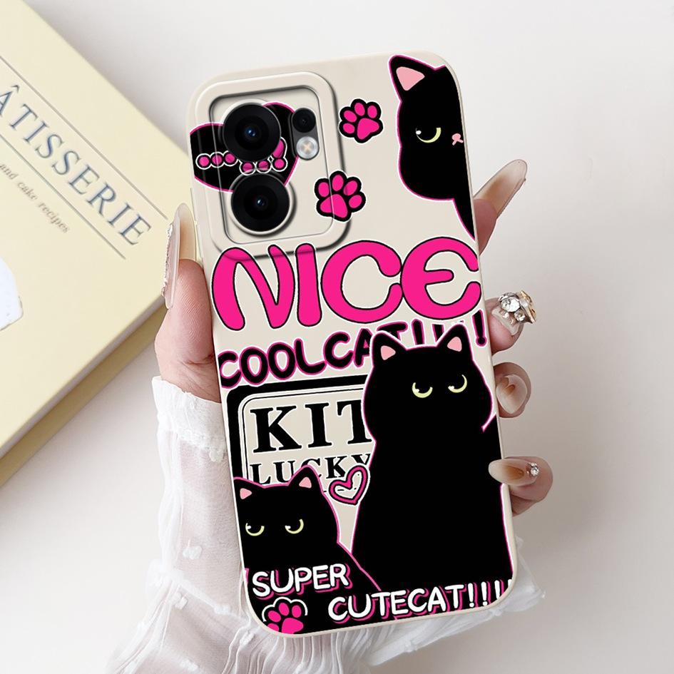 For Oppo Reno 13F 5G Case Fashion Sunset Girls Astronaut Coque Soft Silicone Phone Cover For OPPO Reno13 FS RENO13F CPH2699 Capa