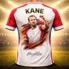 Harry Kane Léto 3D Tištěné Dětské Oblečení Fotbalový Dres Tričko Rychleschnoucí Prodyšné Vhodné pro Nošení Všechna Roční Období
