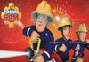 Boys Birthday Baby Shower Backdrop Cartoon Fireman Sam Design Indoor Wall Decor Kids Studio Portrait Photography Gift Supplies