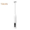 Handheld Milk Frother Wand for Coffee Electric Egg Beater Triple Speed Adjustment Rechargeable Drink Mixer for Home Baking Whisking Cream Frothing